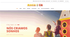 Desktop Screenshot of magiaecia.com.br